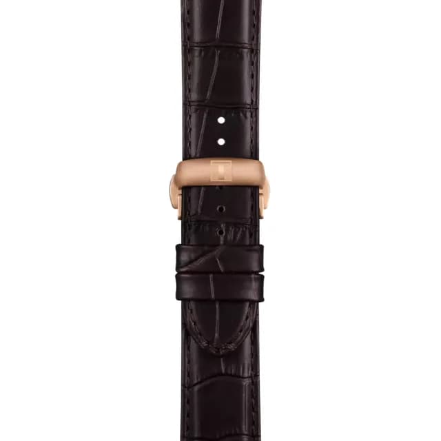【TISSOT 天梭 官方授權】Chemin Des Tourelles 杜魯爾系列 三眼計時機械錶-42mm 男錶 禮物 推薦(任選一款)
