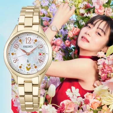 【SEIKO 精工】Lukia系列 30週年限量 花藝聯名 電波 太陽能腕錶 母親節 禮物 推薦(SSQW094J/1B32-0BM0K)