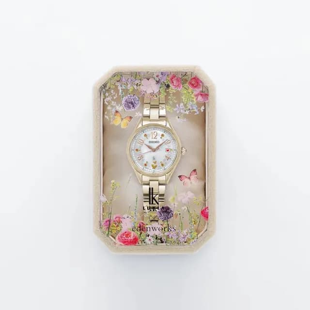 【SEIKO 精工】Lukia系列 30週年限量 花藝聯名 電波 太陽能腕錶 畢業禮物 送禮 推薦(SSQW094J/1B32-0BM0K)