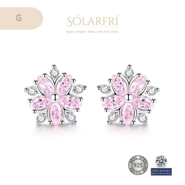 【SOLARFRi】銀針耳環｜優選親膚材質配戴舒適 附品牌禮盒包裝(閨蜜情人女友母親老婆禮物)