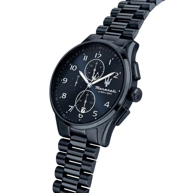 【MASERATI 瑪莎拉蒂】Successo 多功能計時手錶-42mm 禮物 送禮 推薦(R8873624005)