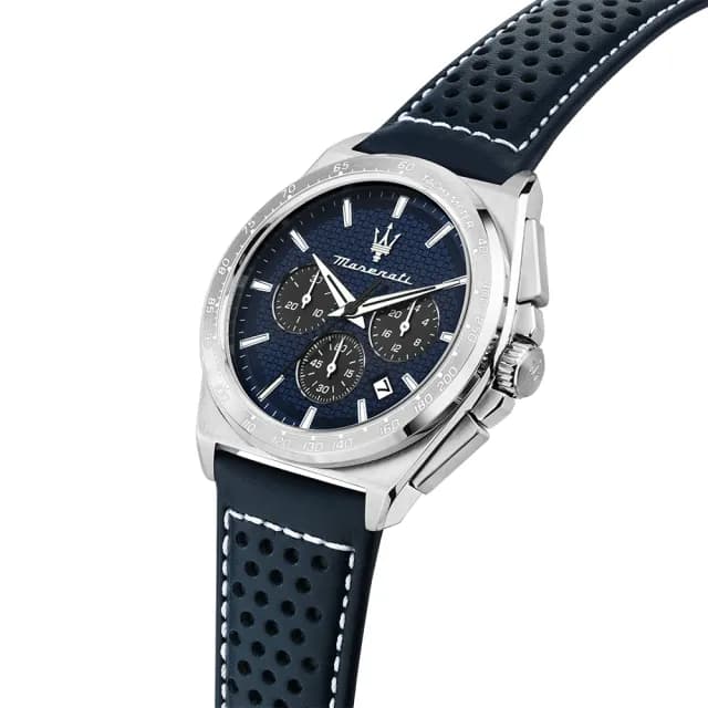 【MASERATI 瑪莎拉蒂】Velocit 系列 三眼計時錶-43mm 禮物 送禮 推薦(R8871652001)