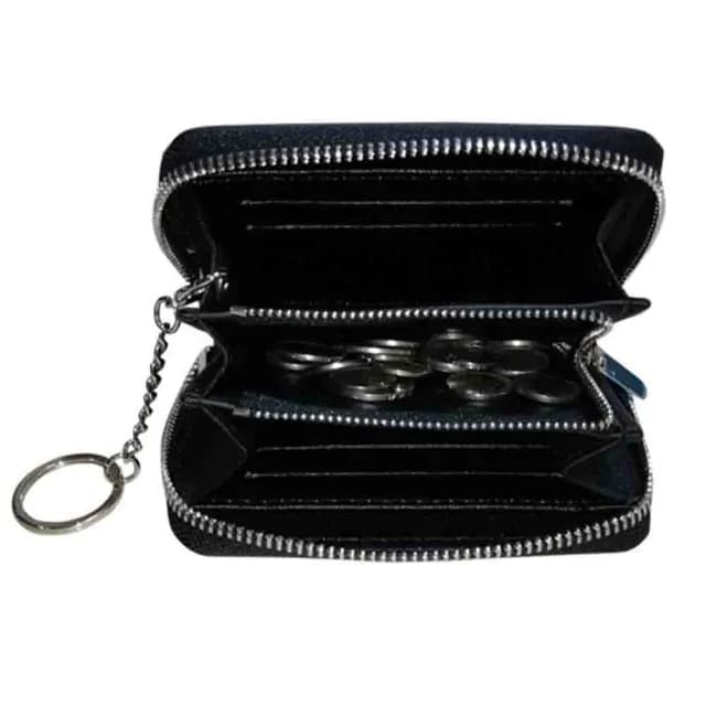 【LEEHER】雙11 碳纖紋短夾/卡夾零錢包/黑色錢包/零錢包/日本零錢包/拉鍊零錢包/錢包/招財錢包/