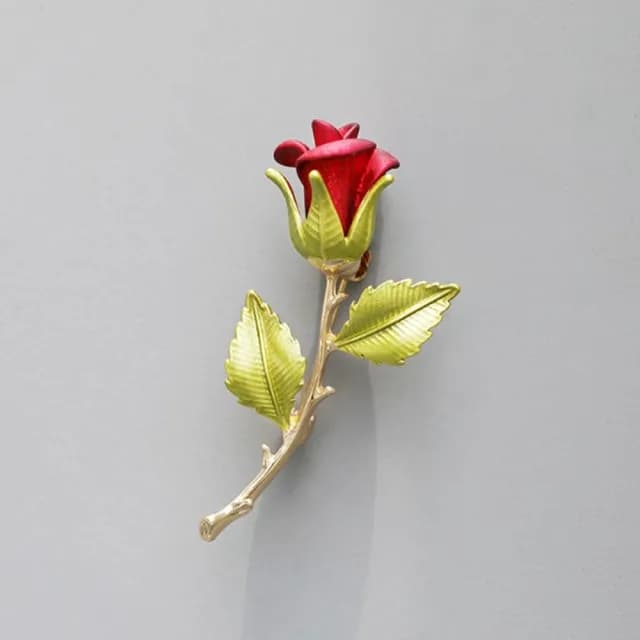 【Penny珮妮】韓版玫瑰花胸針別針(母親節 送女友 畢業禮 交換禮物  生日禮 情人節 尾牙 新年 結婚)