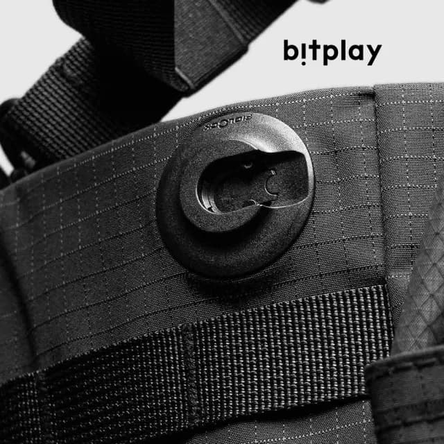 【bitplay】618 2L 跨境旅行小包-黑色(隨身/出國/逛街/護照/手機/水壺/錢包/自由行/登機)