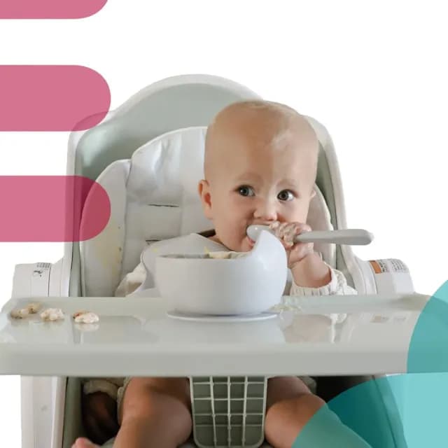 【Oribel】寶寶學習餐具矽膠碗匙組(學習餐具/副食品/矽膠/碗/匙)