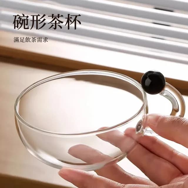 圍爐煮茶壺 高硼矽玻璃輕奢家用功夫茶具 加厚花茶燒水壺 創意鼠尾壺 煮茶壺(煮茶壺 花茶壺 泡茶壺)