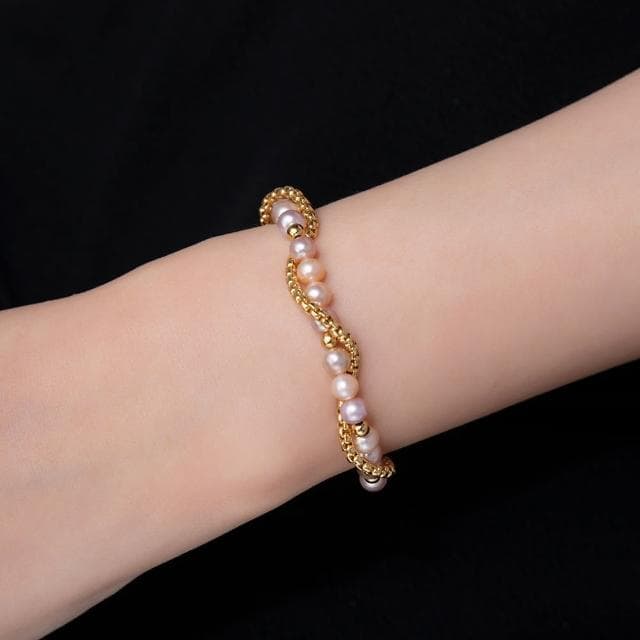 【Olivia Yao Jewellery】粉珍珠 磁吸雙層手鍊/短鍊/項鍊(Relationship Collection)