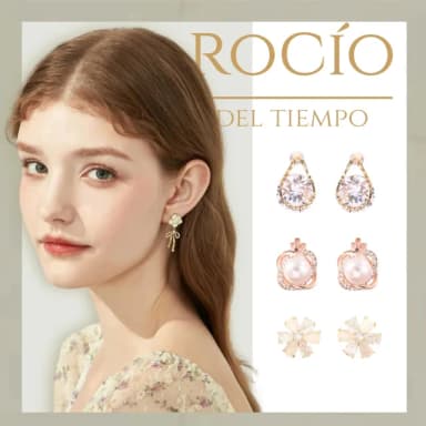 【ROCiO】ROCiO專櫃品牌輕奢經典耳環｜無耳洞耳夾款(母親節閨蜜生日情人節女友禮物)
