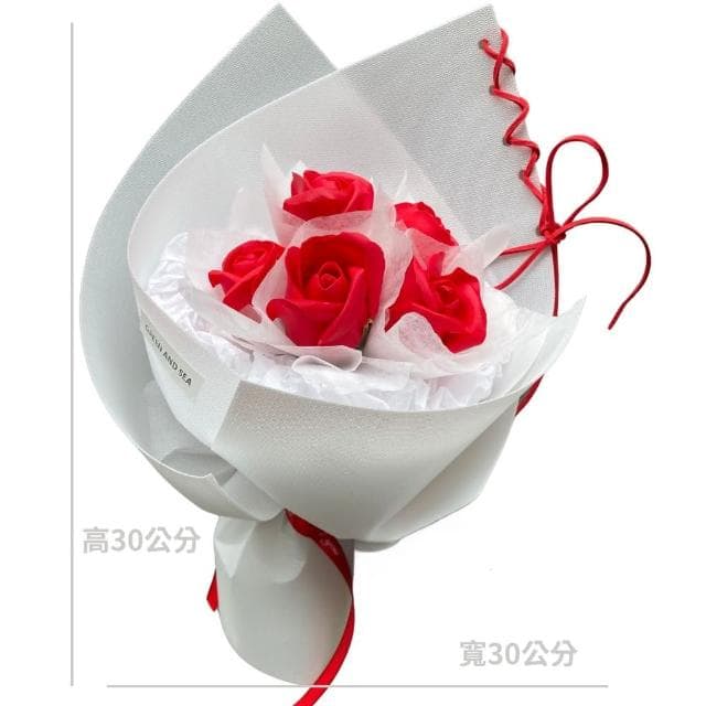 【GXS】芭蕾風花束 香皂玫瑰花束(生日禮物 畢業花束 畢業禮物 情人節花束)
