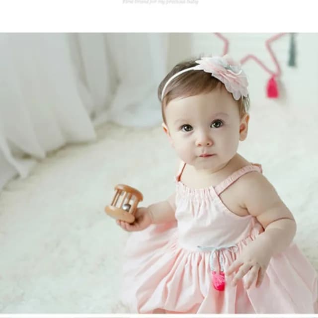 【橘魔法】小清新流蘇蝴蝶結吊帶連身洋裝(春夏 短袖 無袖 背心洋裝 女童 童裝 兒童)