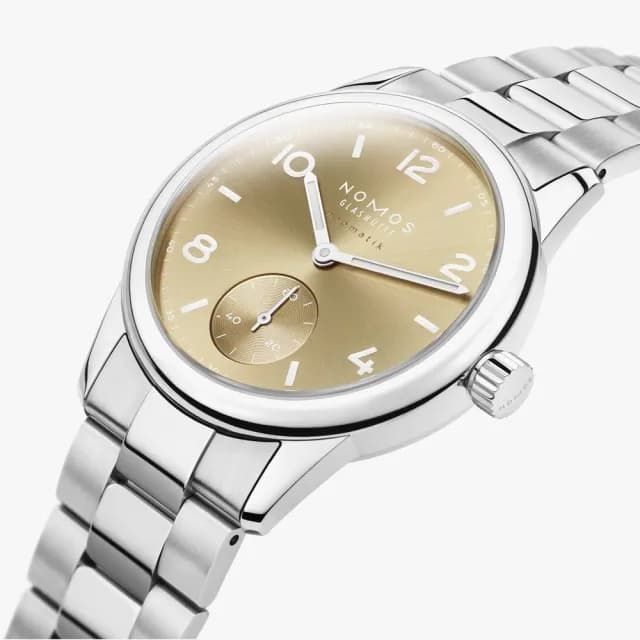 【NOMOS】Club系列 自動上鍊 小秒針 時尚機械腕錶 畢業禮物 送禮 推薦 34mm(755)