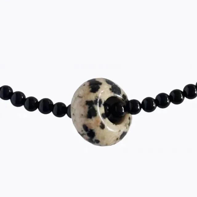 【Penny珮妮】黑瑪瑙玉石吊墜項鍊2款可選(母親節禮物 交換禮物 送女友 生日禮物 情人節 尾牙 新年 結婚)