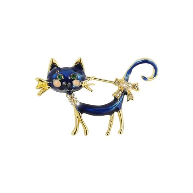 【Penny珮妮】歐美琺瑯彩貓咪胸針別針(母親節禮物 送女友 交換禮物  生日禮 情人節 尾牙 新年 結婚)
