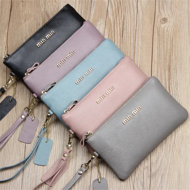 【MoonDy】雙11 皮包 長夾 手拿包 錢包 手拿包女 牛皮包 零錢包 錢包女 大容量錢包 皮