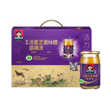 【桂格】活靈芝滋補液禮盒60mlx8入x1盒(共8入 禮盒/送禮推薦)
