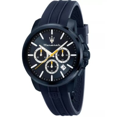【MASERATI 瑪莎拉蒂】Competizione系列 紳男三眼手錶 週年慶送禮推薦43mm(R8871621044)