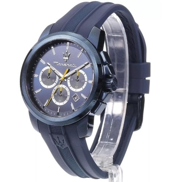 【MASERATI 瑪莎拉蒂】Competizione系列 紳男三眼手錶 週年慶送禮推薦43mm(R8871621044)