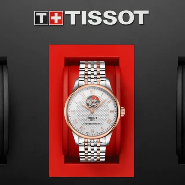 【TISSOT 天梭 官方授權】LE LOCLE 力洛克系列 機械腕錶 七夕 情人節 禮物 送禮 推薦(T0064072203302)