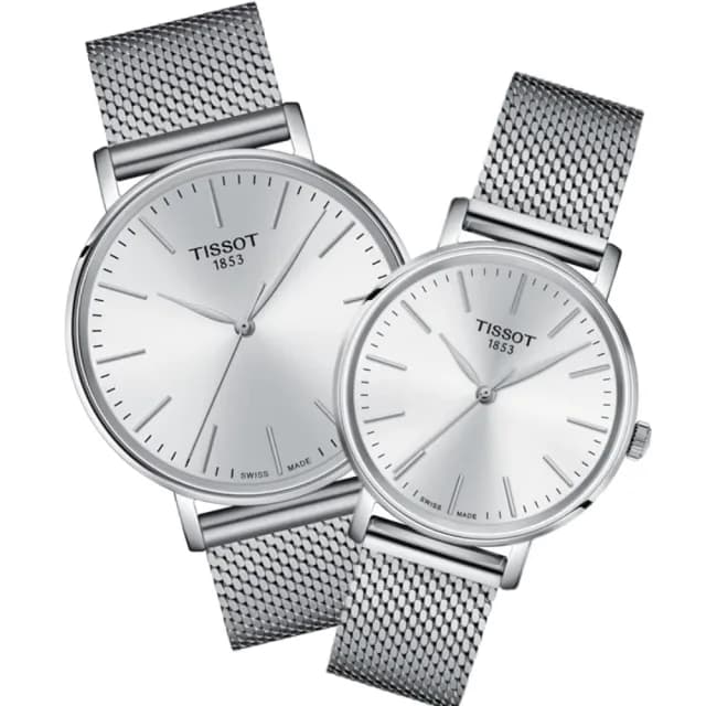 【TISSOT 天梭 官方授權】EVERYTIME 經典腕錶 畢業禮物 送禮 推薦(T1434101101100 / T1432101101100)