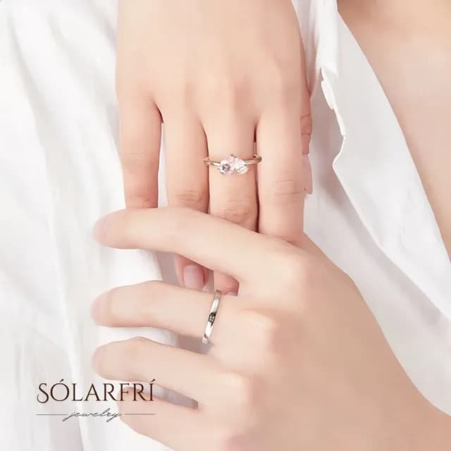 【SOLARFRi】多款精選 浪漫閃耀對戒指｜可調整戒圍大小附品牌禮盒(女友老婆情人生日告白求婚禮物)