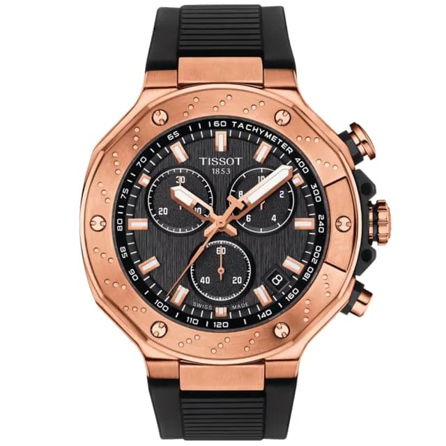 【TISSOT 天梭 官方授權】T-RACE 競速系列 計時腕錶 畢業禮物 送禮 推薦(T1414173705100)