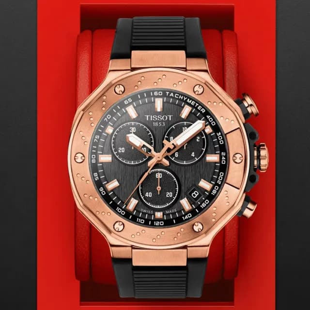 【TISSOT 天梭 官方授權】T-RACE 競速系列 計時腕錶 畢業禮物 送禮 推薦(T1414173705100)
