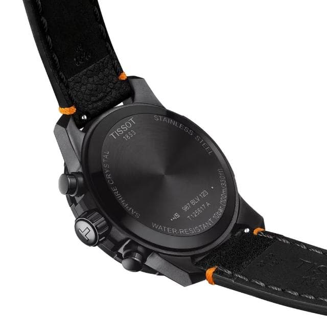 【TISSOT 天梭 官方授權】SUPERSPORT CHRONO 三眼計時腕錶 母親節 禮物 推薦(T1256173608100)