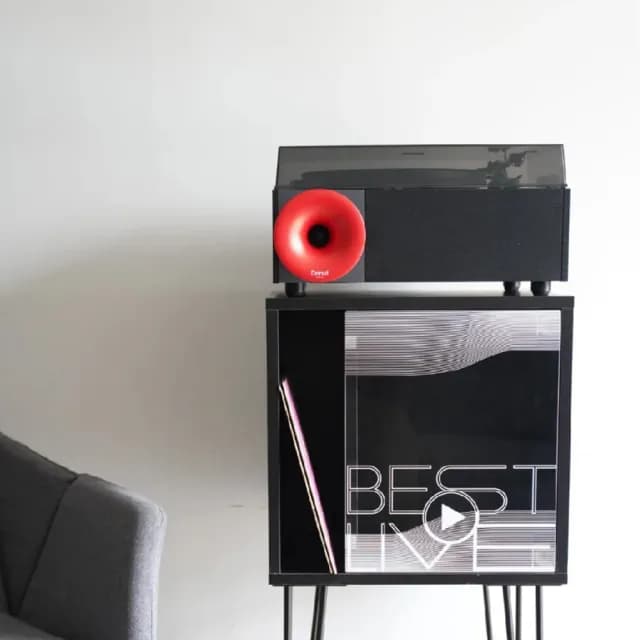 【梵尼詩 Fennessy 台灣總代理】HIFI 專業級 黑膠唱片機/自帶喇叭/藍芽喇叭/無損音質(保固一年/i5s)