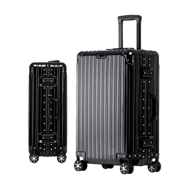 【FJ】26吋 全鋁鎂合金行李箱(隱形掛勾/鋁框/全鋁/密碼鎖/防爆-KB26)