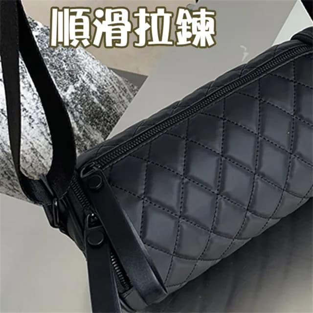 【MoonDy】情人節禮物 包包女 包包 圓筒包 側背包 防水包 斜背包女 小包包 側背小包 斜肩包 菱格包 小眾包