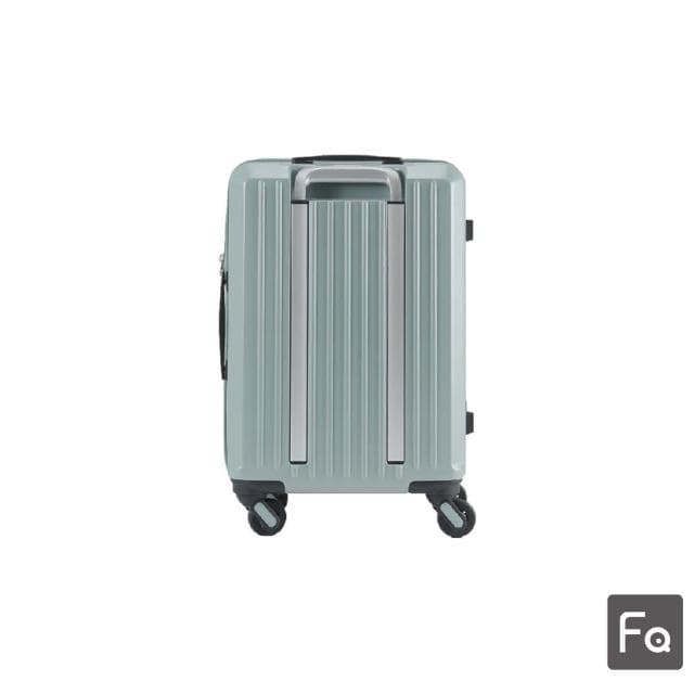 【FREQUENTER】20吋 輕量靜音前開拉鍊箱(行李箱 旅行箱 登機箱)