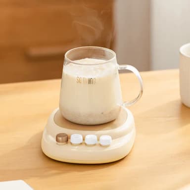【SOTHING 向物】55℃/65℃/75℃恆溫暖杯墊 - 熱騰騰(多功能加熱杯墊 保溫杯墊 智能恆溫 情人節禮物)