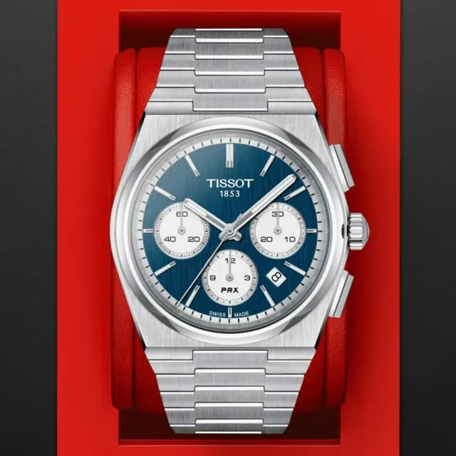 【TISSOT 天梭】PRX系列 熊貓 機械腕錶 七夕 情人節 禮物 送禮 推薦(T1374271104100)