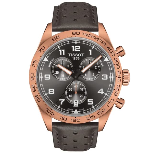 【TISSOT 天梭 官方授權】PRS 516 CHRONOGRAPH 經典賽車計時腕錶 畢業禮物 送禮 推薦(T1316173608200)