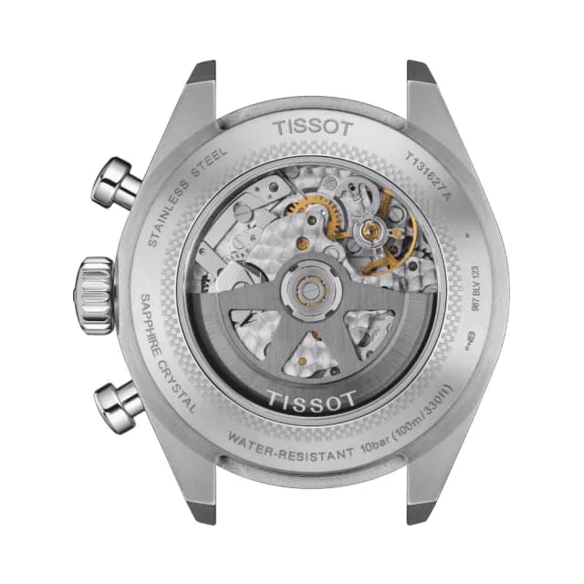 【TISSOT 天梭 官方授權】PRS 516 經典賽車 計時機械腕錶 父親節 禮物 送禮 推薦(T1316271105200)
