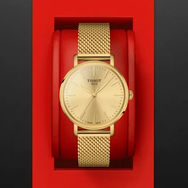 【TISSOT 天梭 官方授權】EVERYTIME LADY 經典優雅 時尚腕錶 畢業禮物 送禮 推薦(T1432103302100)