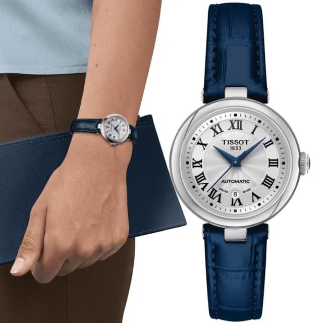 【TISSOT 天梭 官方授權】BELLISSIMA系列 知性時尚機械腕錶 七夕 情人節 禮物 送禮 推薦(T1262071601300)