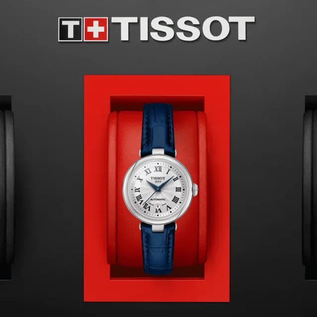 【TISSOT 天梭 官方授權】BELLISSIMA系列 知性時尚機械腕錶 七夕 情人節 禮物 送禮 推薦(T1262071601300)