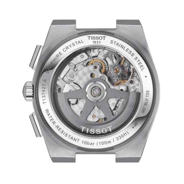 【TISSOT 天梭 官方授權】PRX系列 熊貓 1970年代復刻 機械腕錶 畢業禮物 送禮 推薦(T1374271101100)