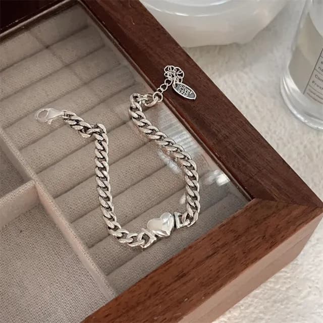 【KT DADA】手鏈 手鍊 手飾 銀手鍊 女朋友生日禮物 手鏈女 飾品配件 首飾配件 女生飾品 正韓飾