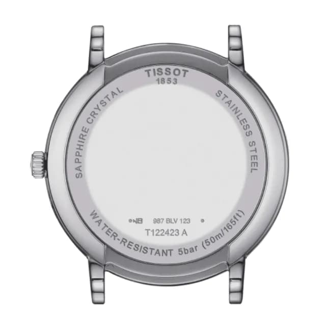 【TISSOT 天梭 官方授權】CARSON系列 簡約時尚月相腕錶 畢業禮物 送禮 推薦(T1224231103300)