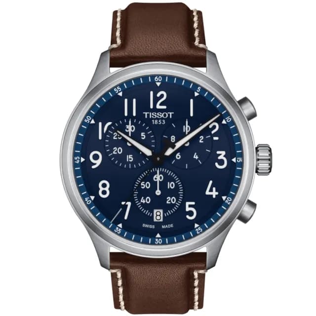 【TISSOT 天梭 官方授權】CHRONO XL 韻馳系列 三眼計時腕錶 父親節 禮物 送禮 推薦(T1166171604200)
