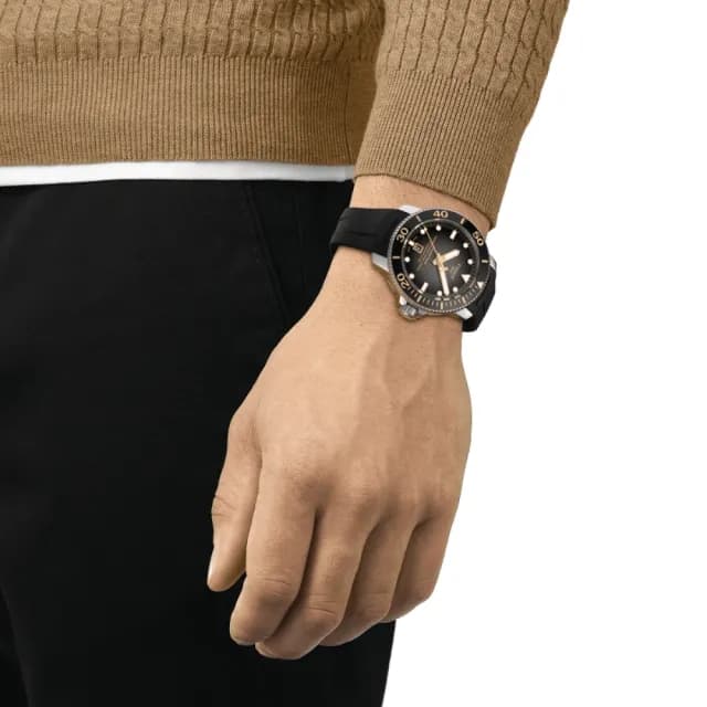 【TISSOT 天梭 官方授權】SEASTAR2000海星系列 潛水機械腕錶 七夕 情人節 禮物 送禮 推薦(T1206071744101)