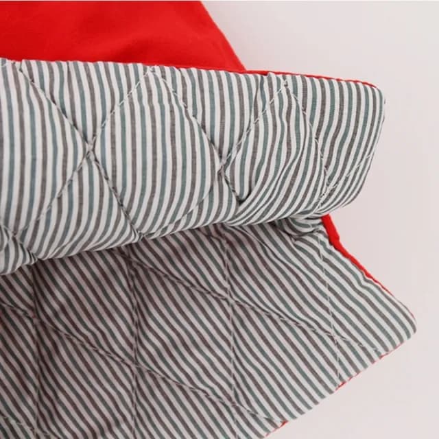 【橘魔法】中國風刺繡鳳凰盤扣鋪棉背心 （略有製作痕跡）(大童 新年 過年 背心 馬甲 大紅 女童 兒童 童裝)