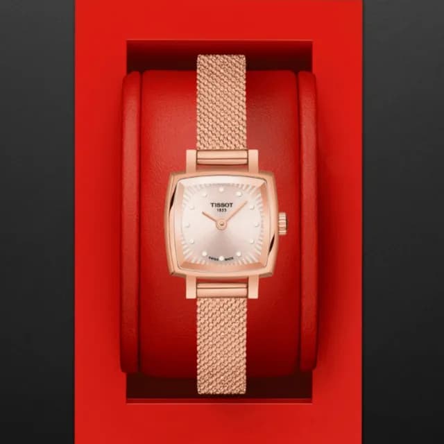 【TISSOT 天梭 官方授權】LADY LOVELY系列 米蘭帶時尚腕錶 畢業禮物 送禮 推薦(T0581093345600)