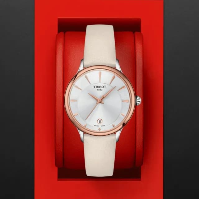 【TISSOT 天梭 官方授權】ODACI-T系列 淑女時尚腕錶 七夕 情人節 禮物 送禮 推薦(T1332102603100)