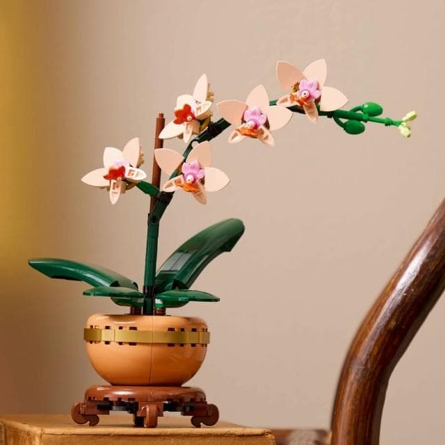 【LEGO 樂高】Botanicals 10343 迷你蘭花(居家擺設 花藝植栽 節慶禮物 玩具模型)