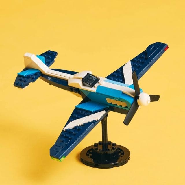 【LEGO 樂高】創意百變系列3合1 31160 飛行器：競技飛機(DIY積木 交通工具玩具 兒童玩具 禮物)