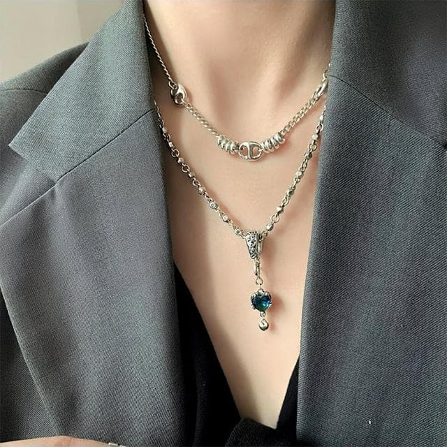 【KT DADA】s925純銀項鍊  女生項鍊 復古項鍊 個性項鍊 歐美項鍊 抗過敏項鍊 不掉色項鍊 小禮物 女友禮物